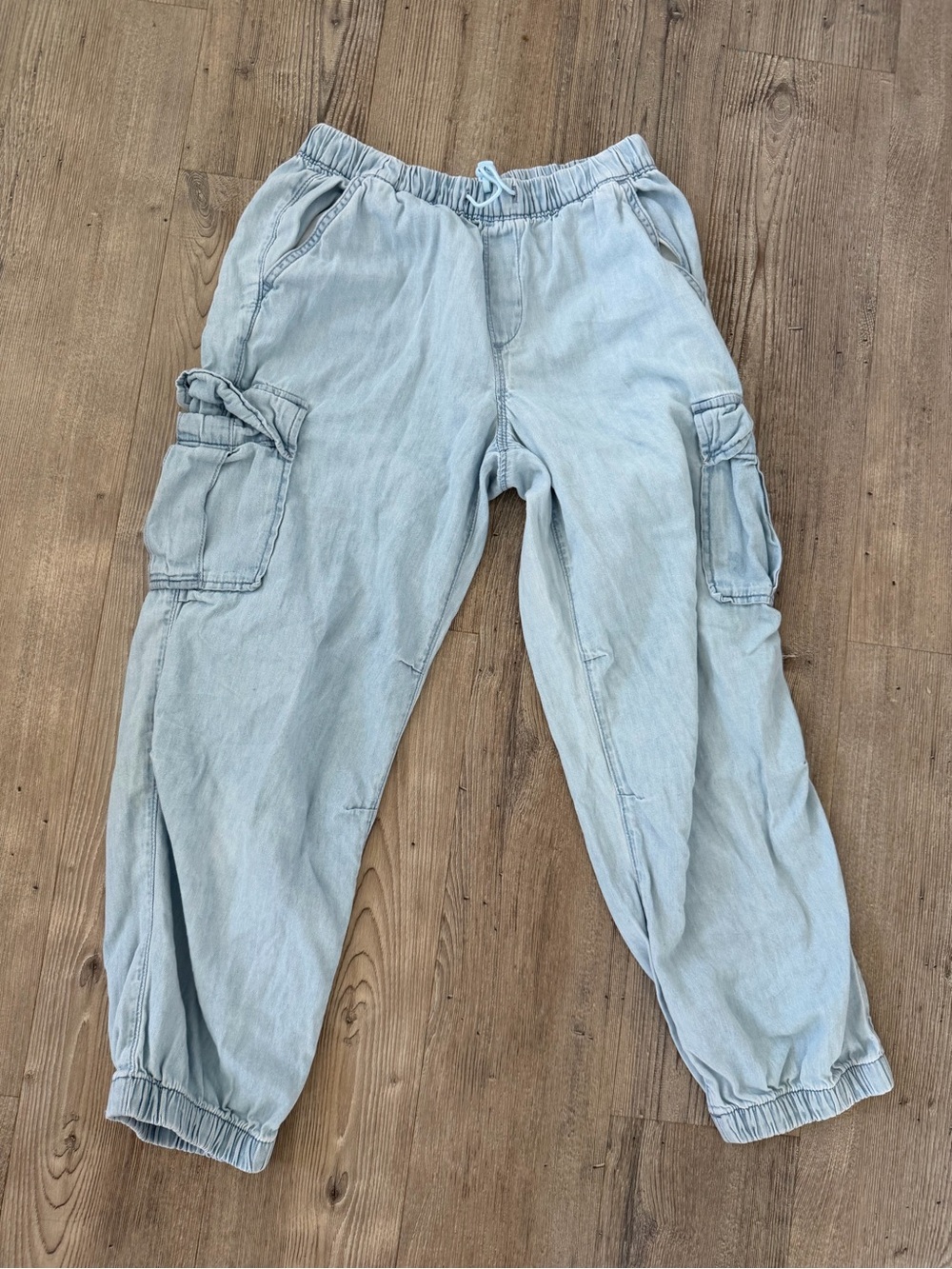 GAP Light Blue Cargo Jogger Jeans for Kids
